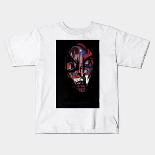 Native Dark Colour - Hand Drawn Digital Print Kids T-Shirt